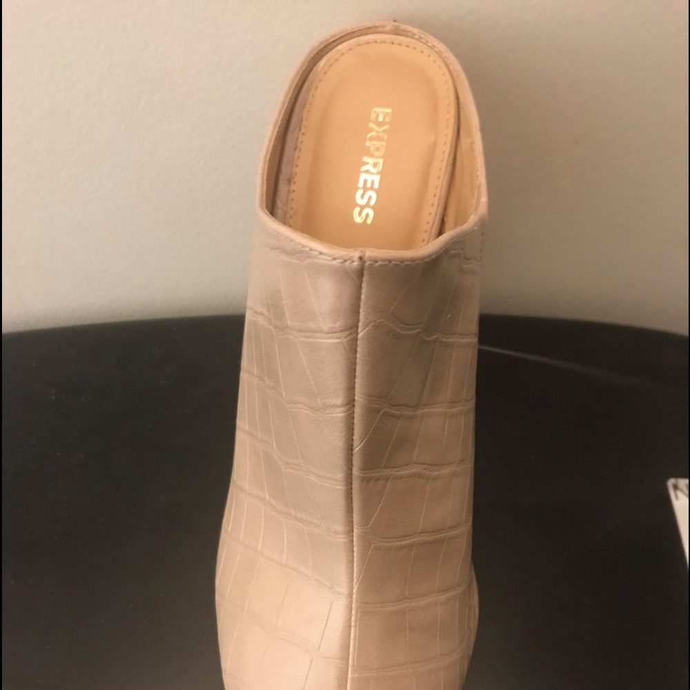 Size 9 Beige mules from Express